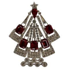 Carlo Zini Milano Christmas Brooch