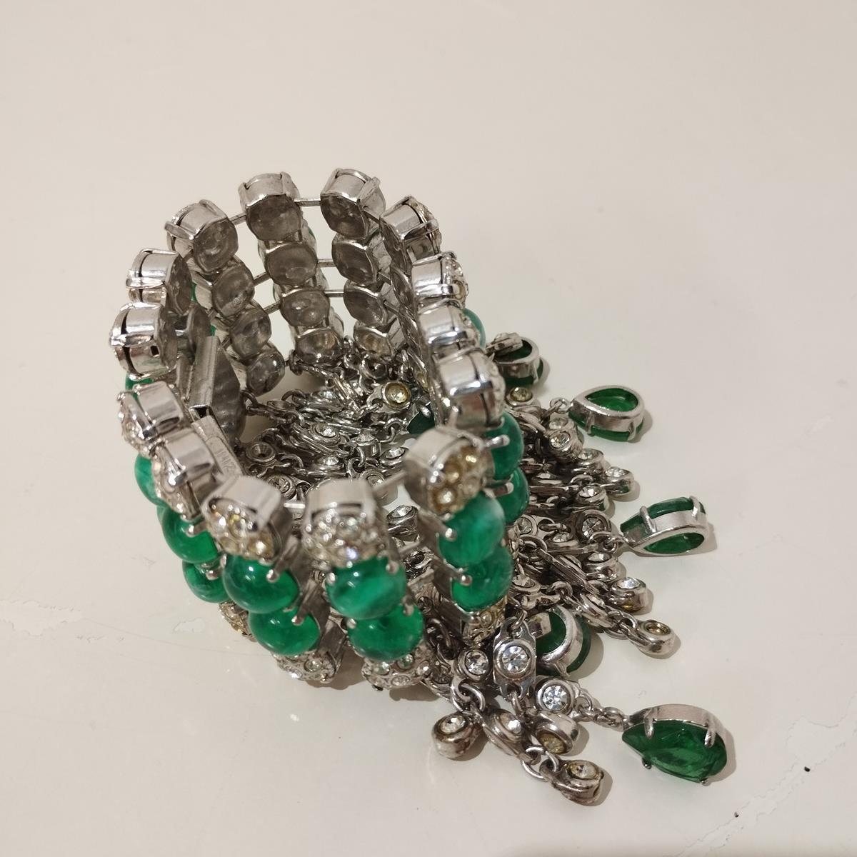Pulsera Carlo Zini Milano Esmeraldas en venta 1