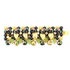 Carlo Zini Milano Floral Bracelet