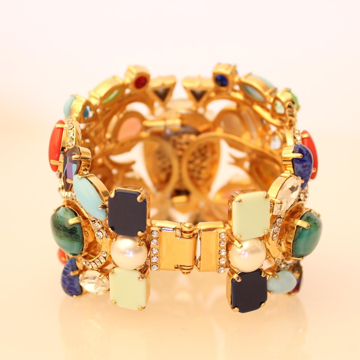 Pulsera Carlo Zini Cristales Multicolores en venta 1