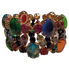 Bracciale con cristalli multicolore Carlo Zini