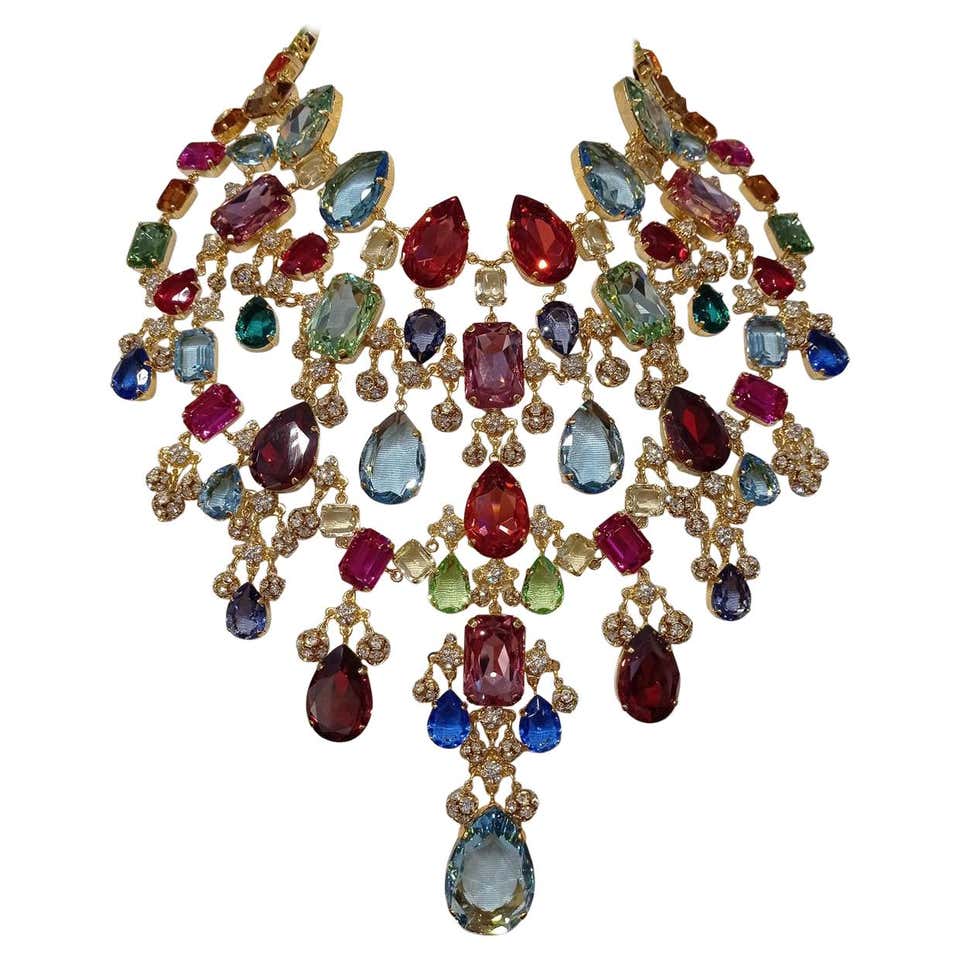 Carlo Zini Multicolored Boules Necklace For Sale at 1stDibs | carlo ...