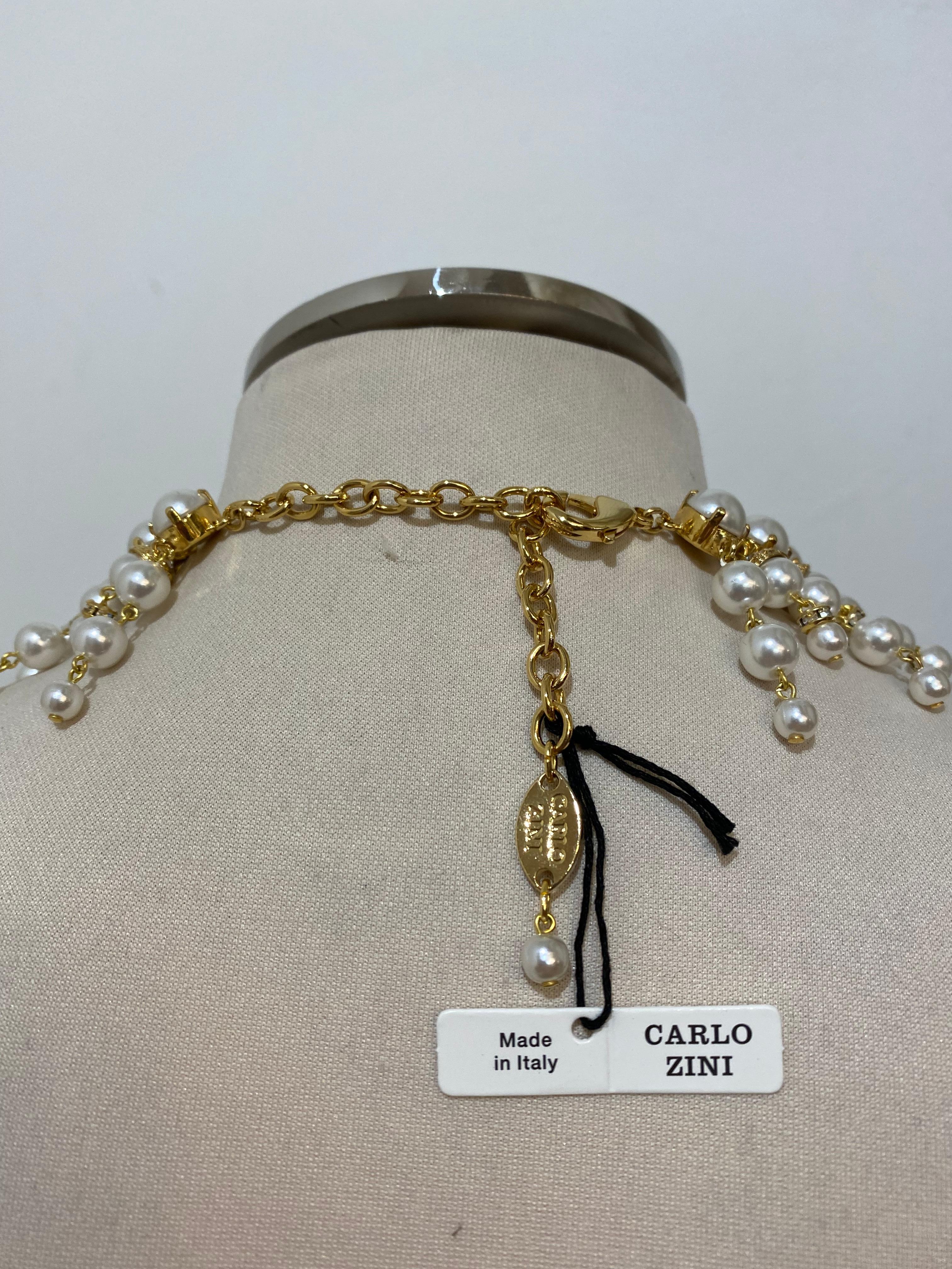 Women's Carlo Zini Pearls Maxi Collier For Sale