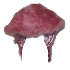 Carlo Zini Pink Swan Feathers Stole