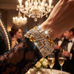 Carlo Zini Starres Armband mit Kristallen