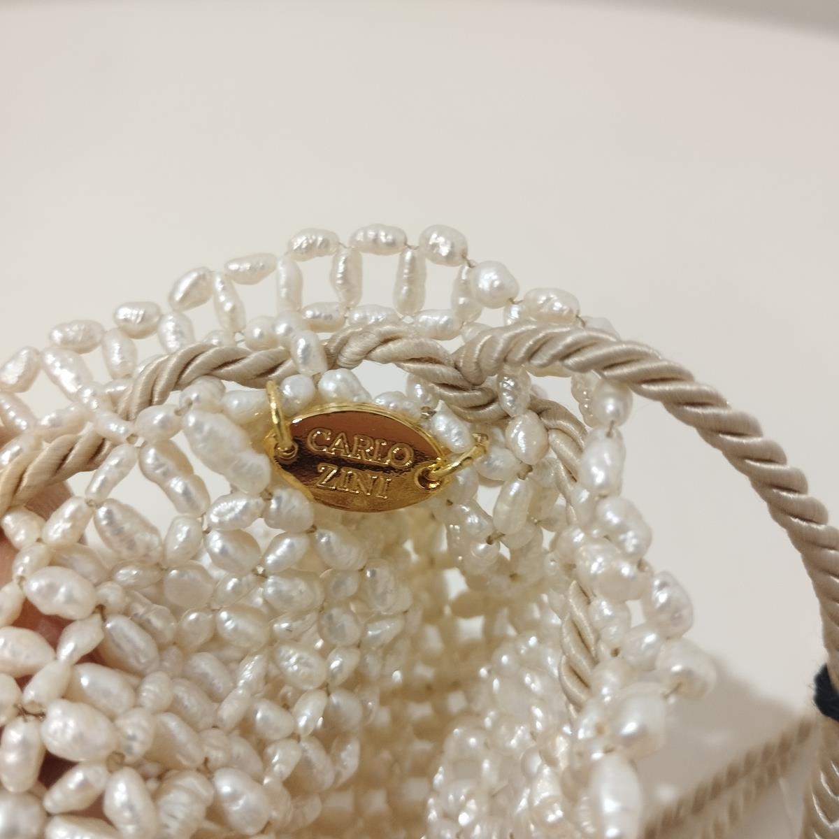Carlo Zini River Pearls Pochette Unique Piece For Sale 3