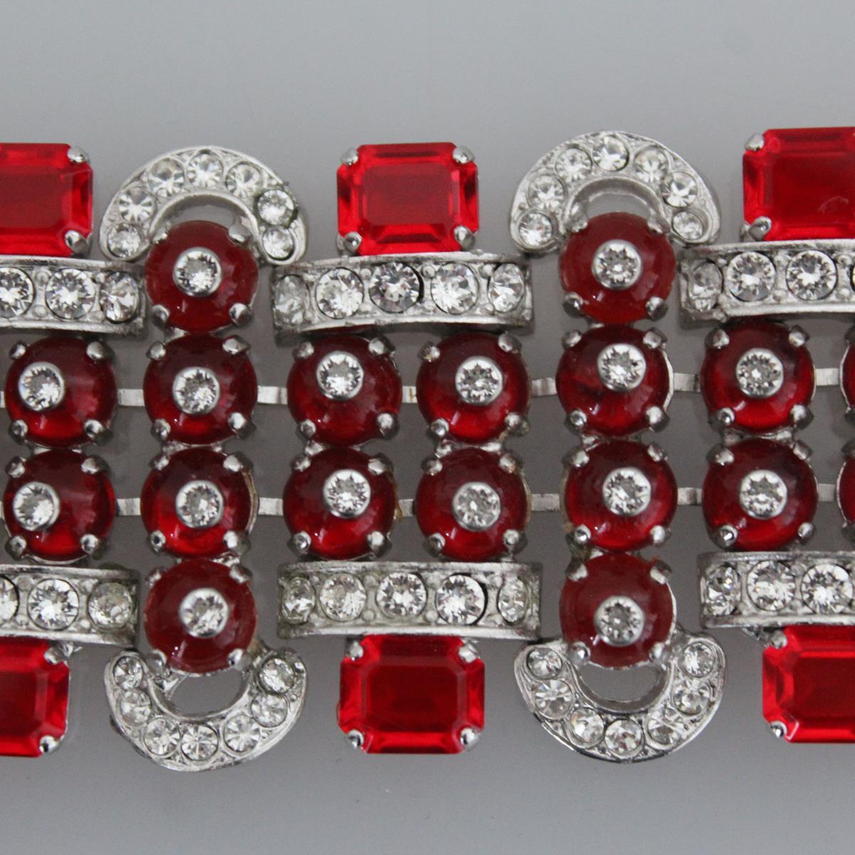 Carlo Zini Ruby Bracelet In New Condition For Sale In Gazzaniga (BG), IT