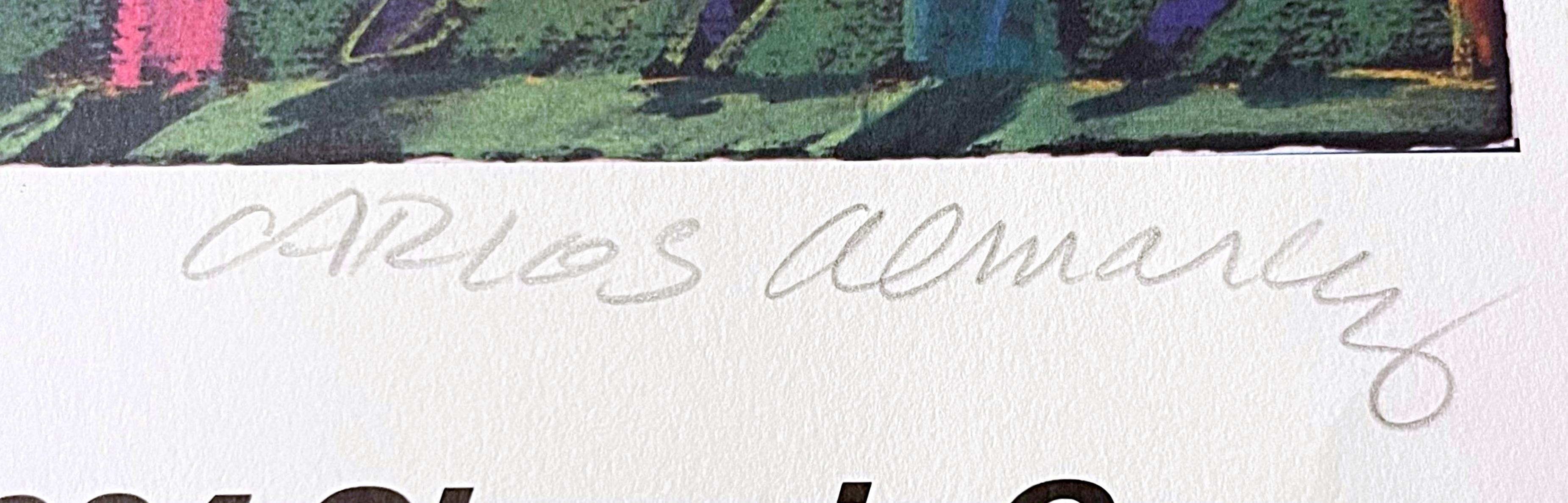 Carlos Almaraz, litografia delle Olimpiadi di Los Angeles Edizione Deluxe firmata a mano c/COA in vendita 1
