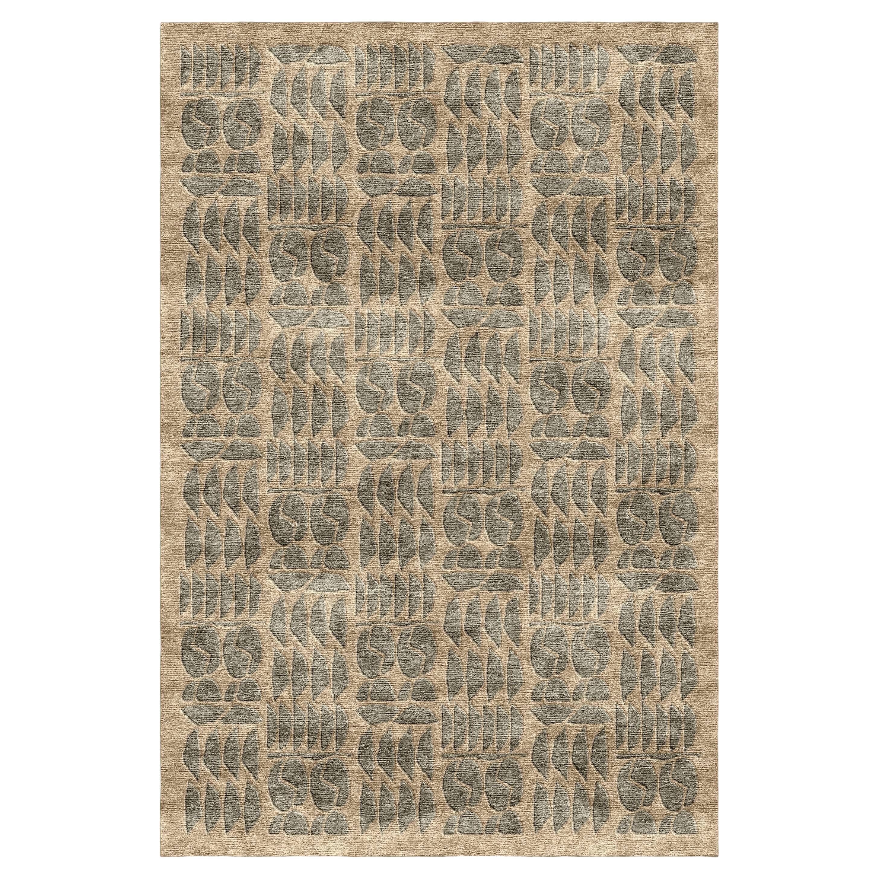 Carlos Amorales
Studio RODA Rugs népalais laine/soie Ltd Ed noués à la main 10.5x7