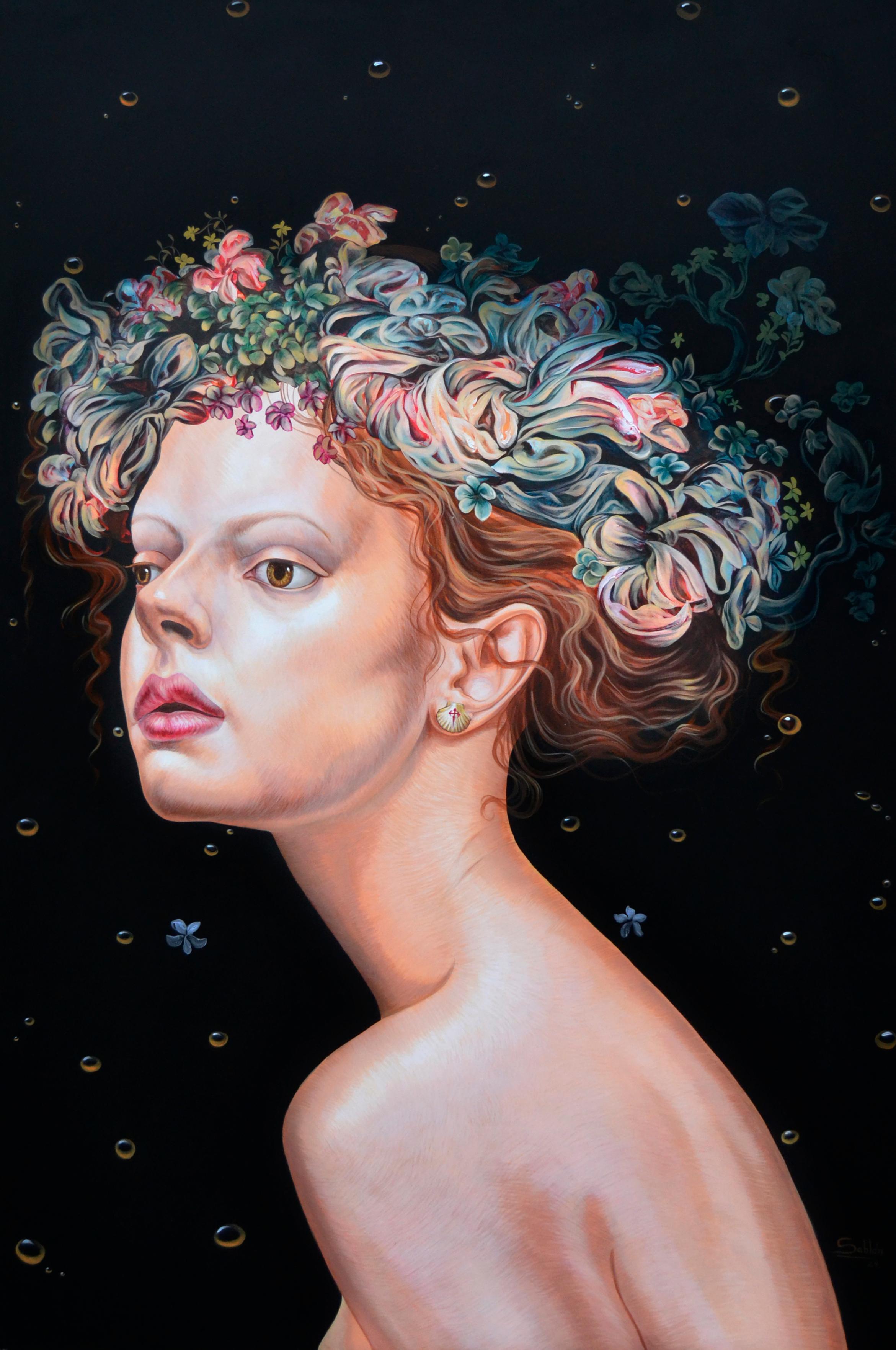 Cuban Contemporary Art by Carlos Sablon - Flora 2