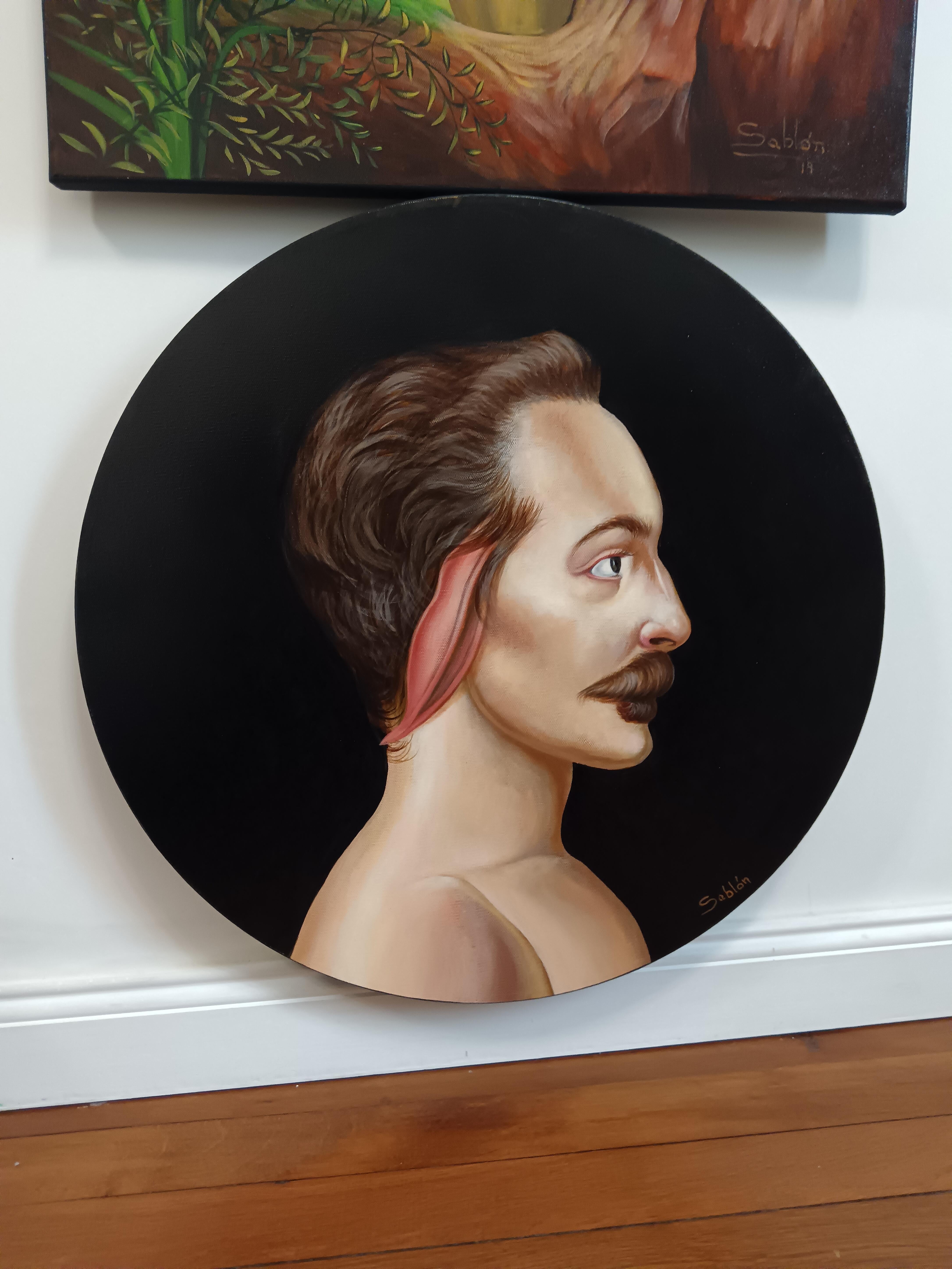 Arte Cubano Contemporáneo de Carlos Sablon Perez - Ostracisme Tropical en venta 6