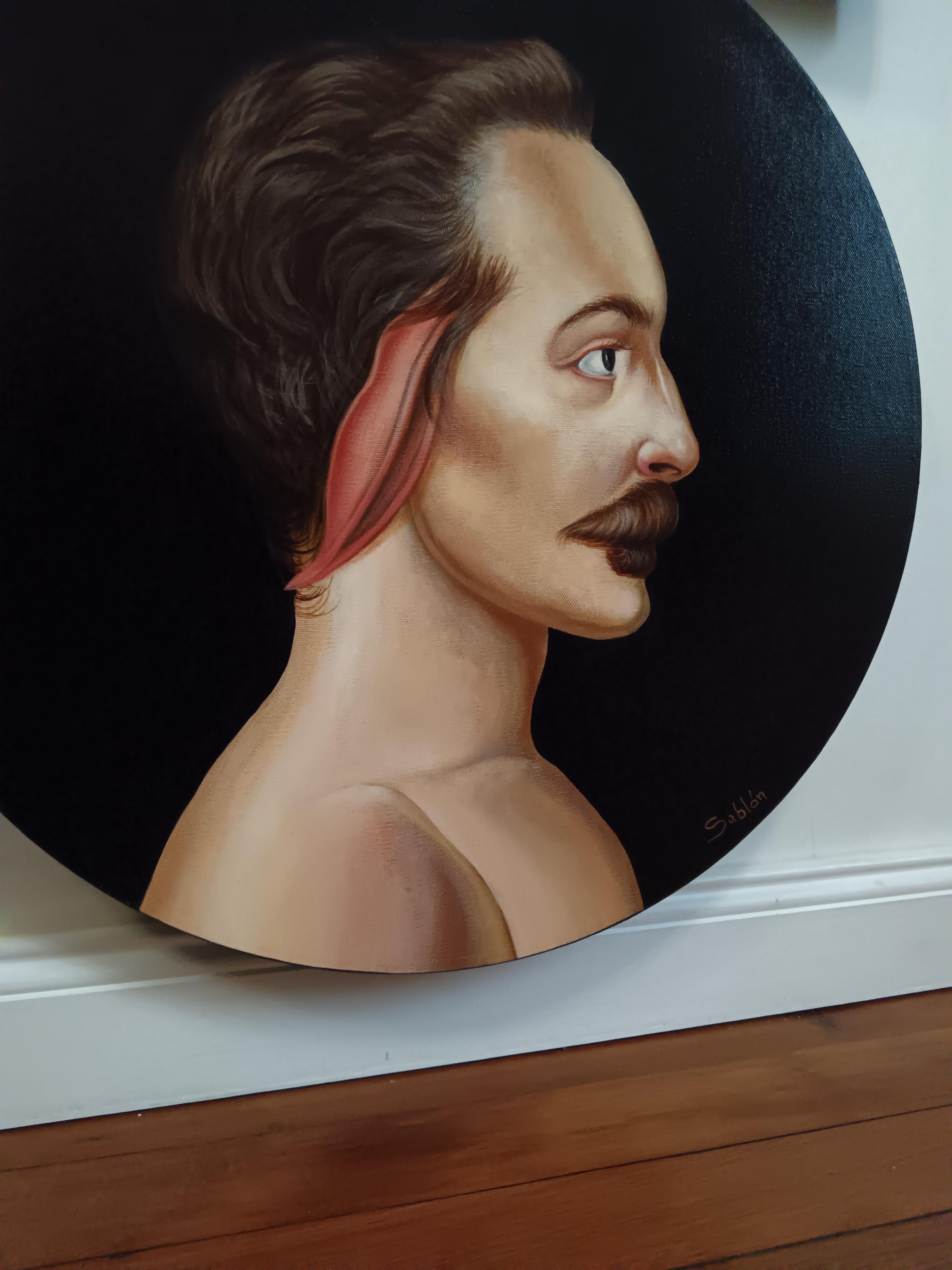 Arte Cubano Contemporáneo de Carlos Sablon Perez - Ostracisme Tropical en venta 7