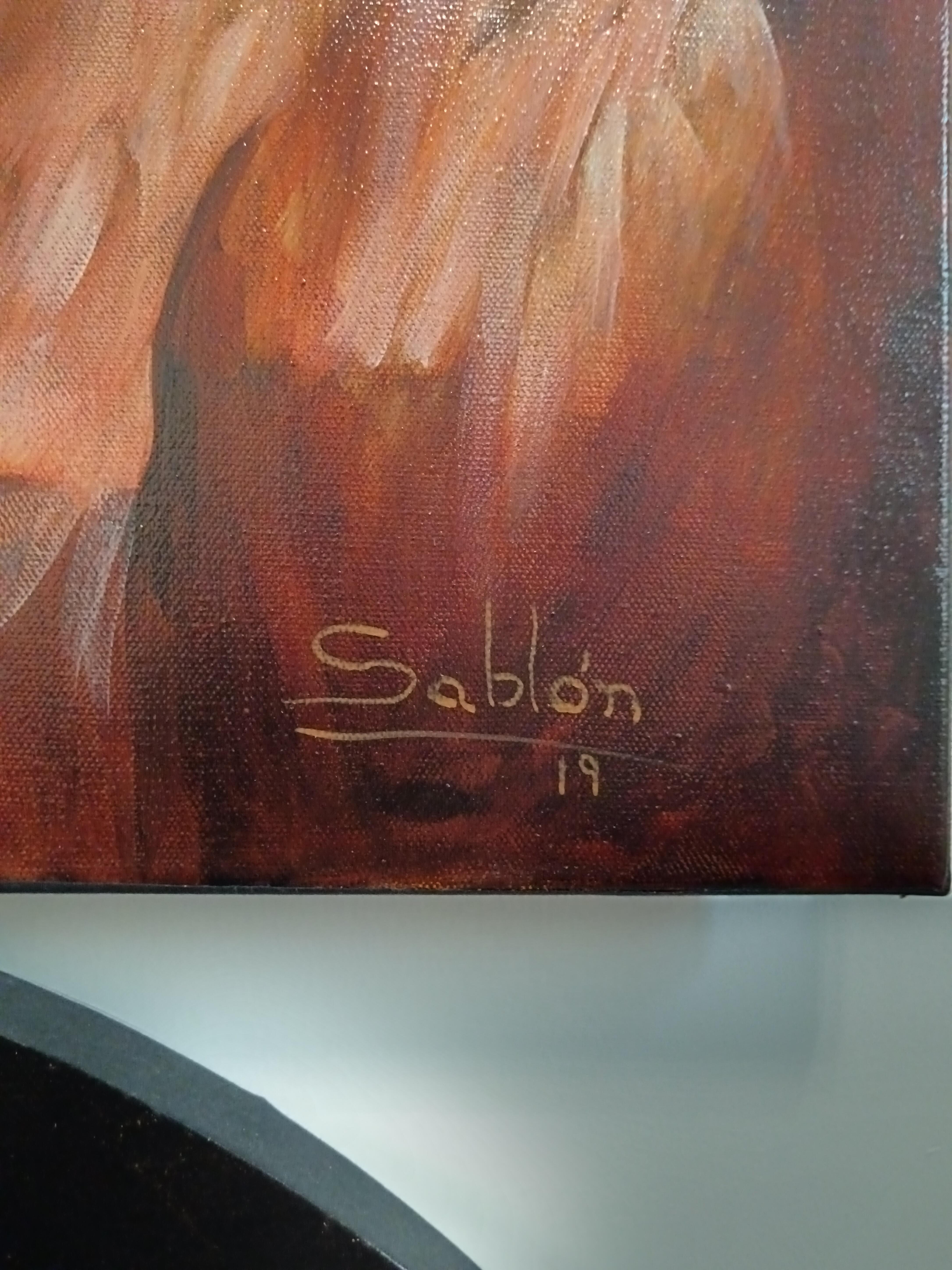 Arte Cubano Contemporáneo de Carlos Sablon Perez - Ostracisme Tropical en venta 8