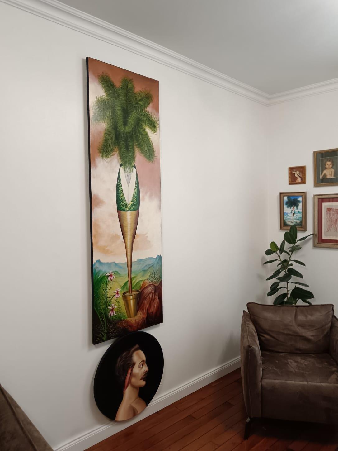 Arte Cubano Contemporáneo de Carlos Sablon Perez - Ostracisme Tropical en venta 1