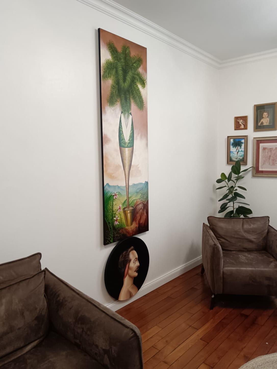 Arte Cubano Contemporáneo de Carlos Sablon Perez - Ostracisme Tropical en venta 2