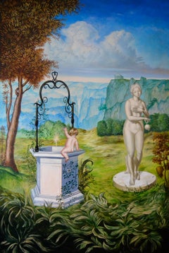 Cuban Contemporary Art by Carlos Antonio Sablon - La Fortune et Le Jeune Enfant