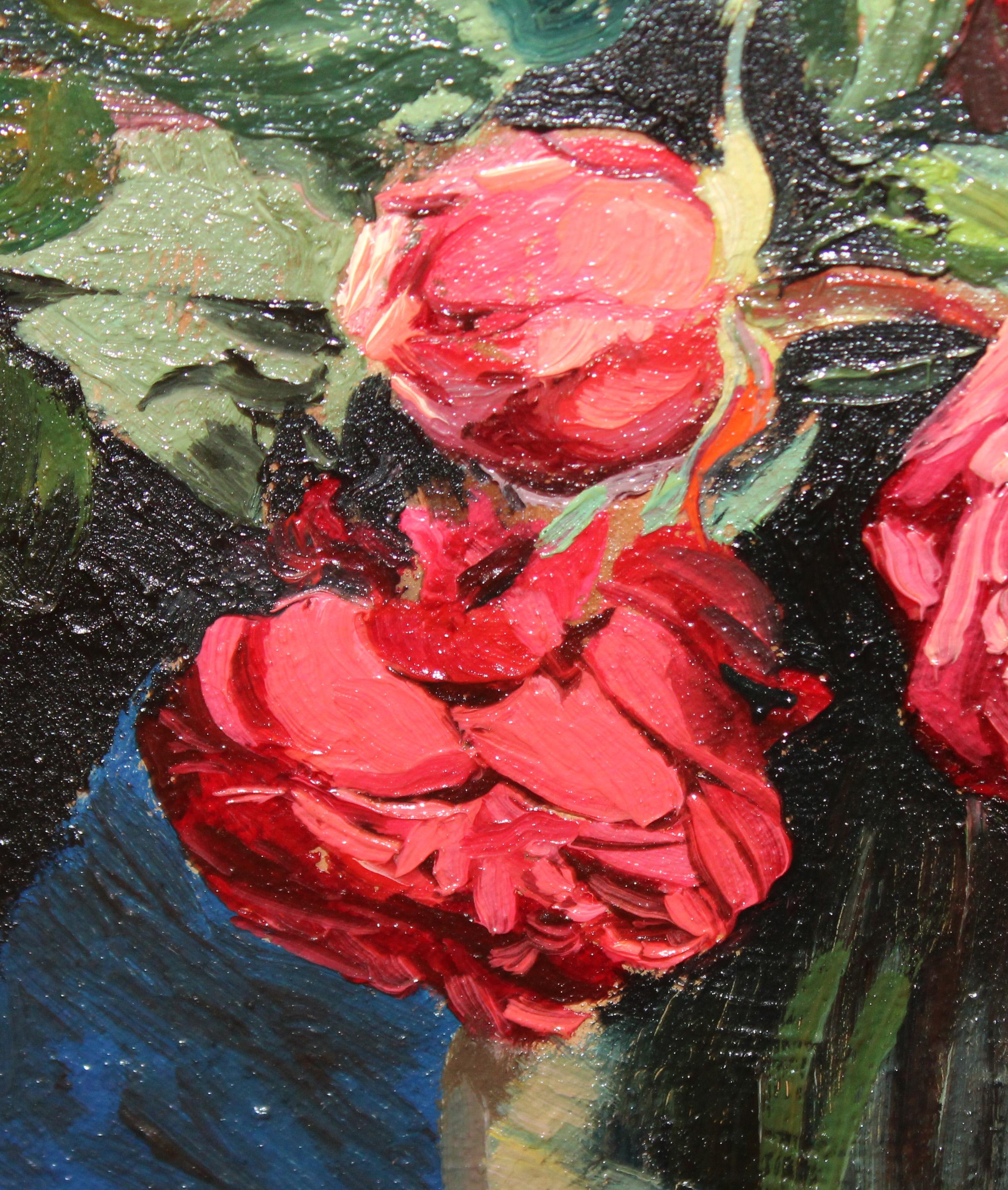 Flore bajo el cielo - Óleo sobre tela - Año 1941 in vendita 2