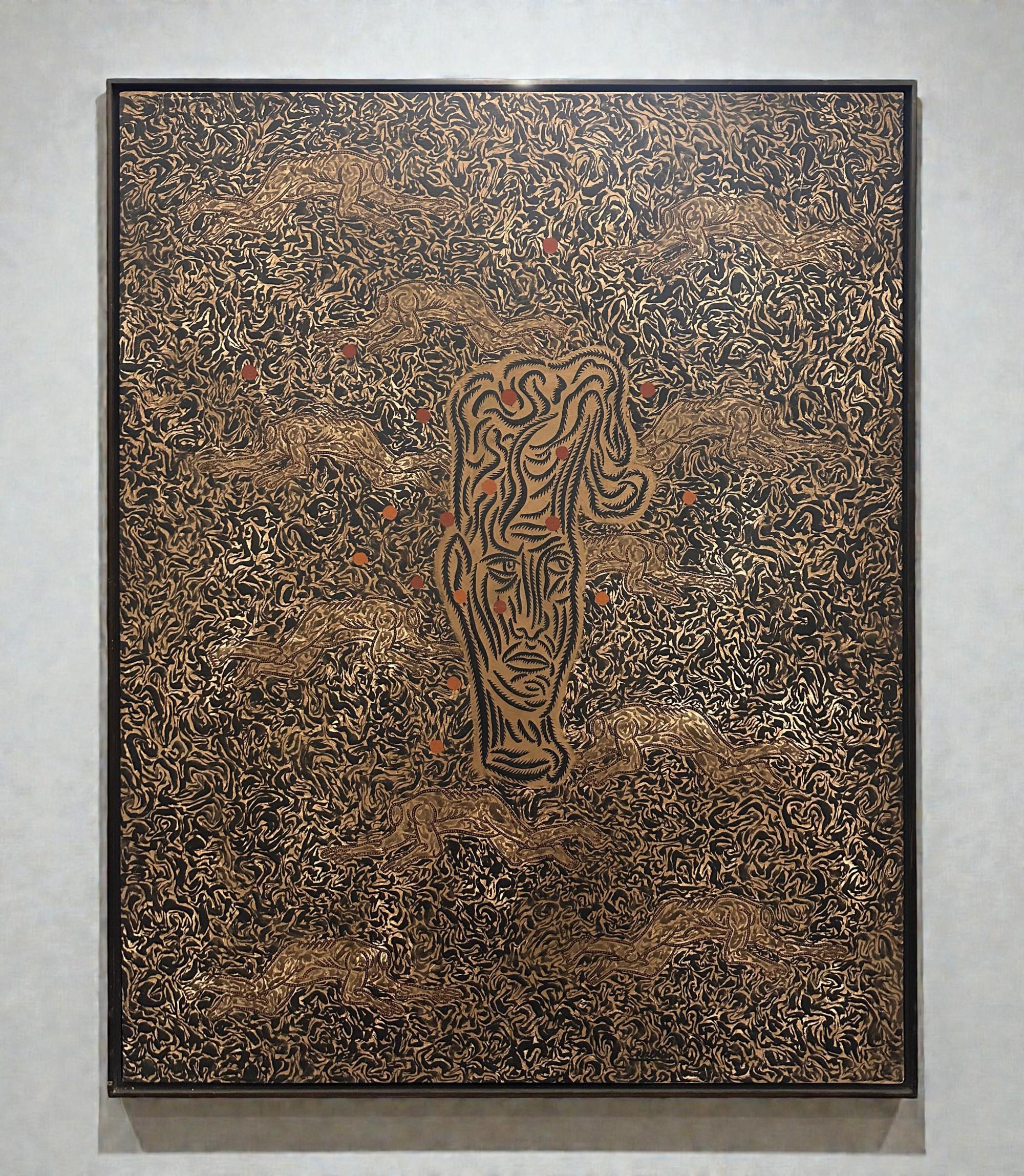 Untitled Ref. 94016 - Mixed Media Art by Carlos Capelan