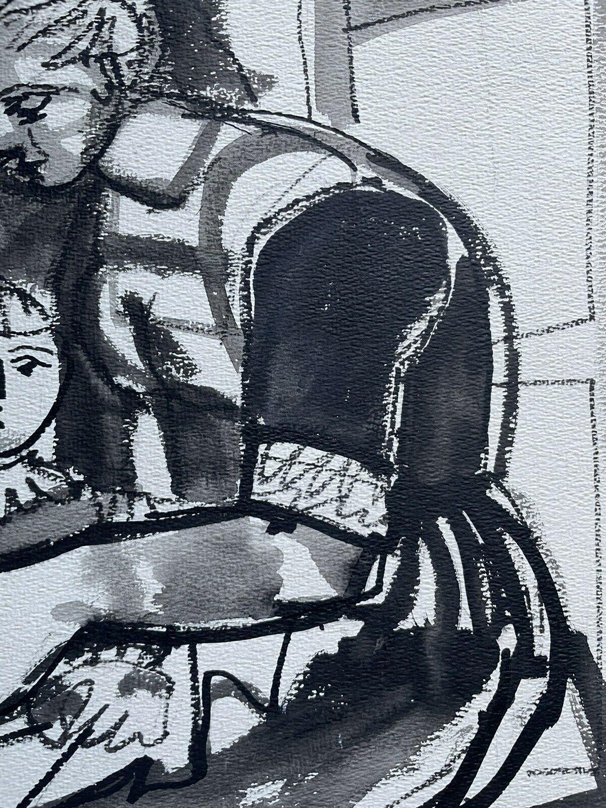 20ième siècle Grande peinture originale de Carlos Carnero, assistant Fernand Léger en vente
