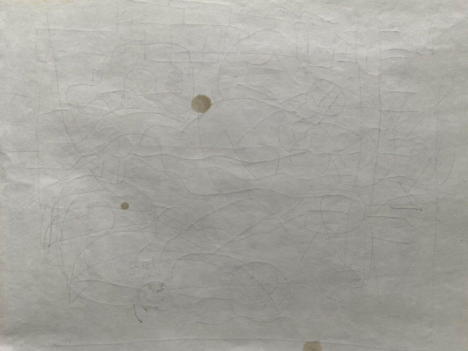 CARLOS CARNERO (1922-1980) DISEGNO ORIGINALE A PENNA E INCHIOSTRO - FIGURE SULLA SPIAGGIA in vendita 1