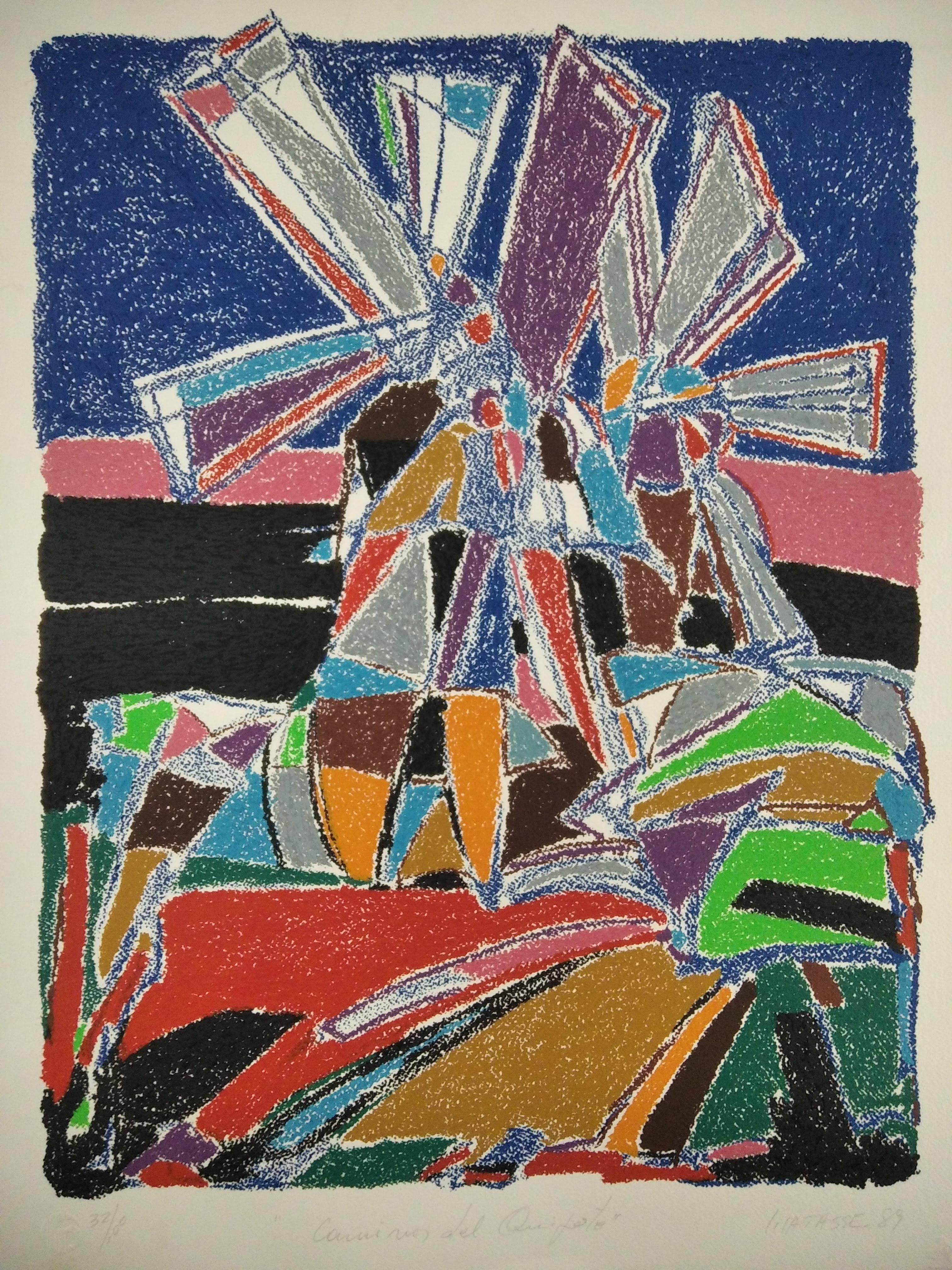 Abstract Painting di Carlos Catasse - Cammini del quijote