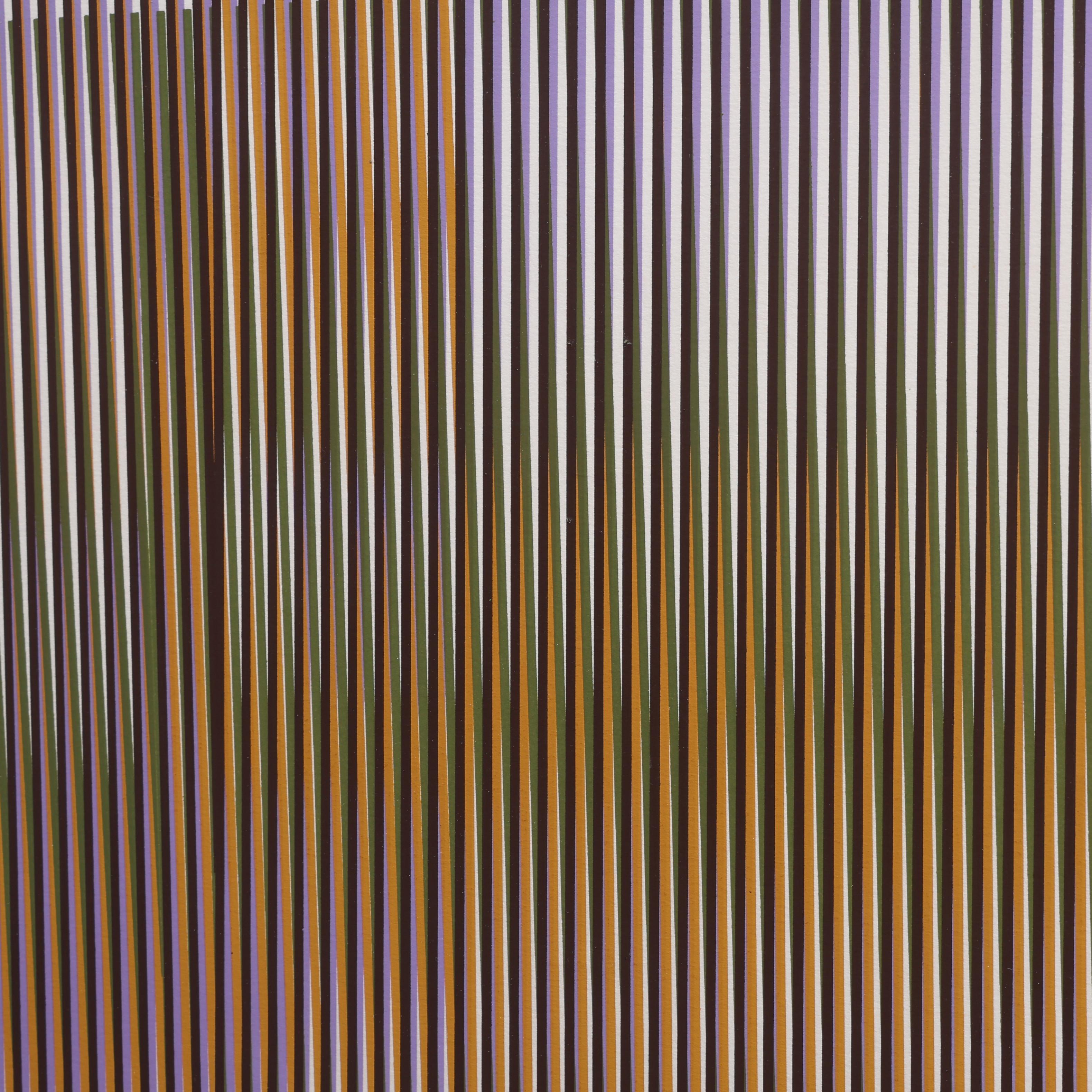 Carlos Cruz-Diez (1923-2019) - Composition cinétique - Sérigraphie sur papier - 1981 en vente 1