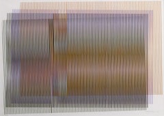 Carlos Cruz-Diez (1923–2019) - Kinetic Composition - Serigraphy on paper - 1981