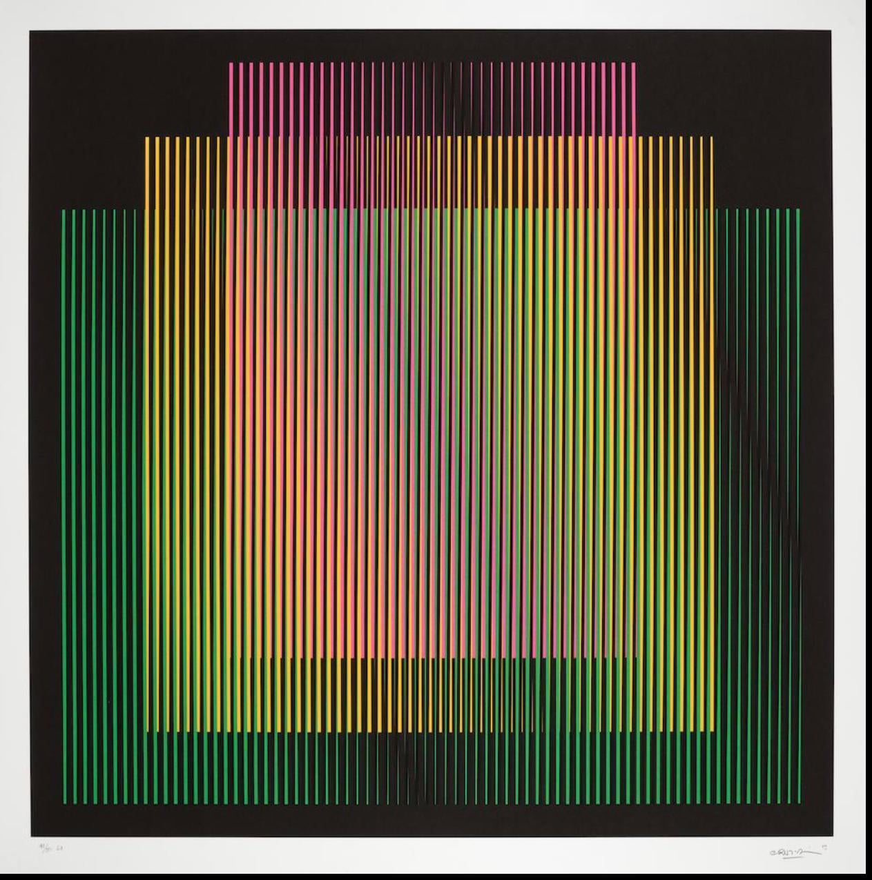 Abstract Print di Carlos Cruz Diez - Carlos Cruz-Diez, Couleur Additive Germania, 2018