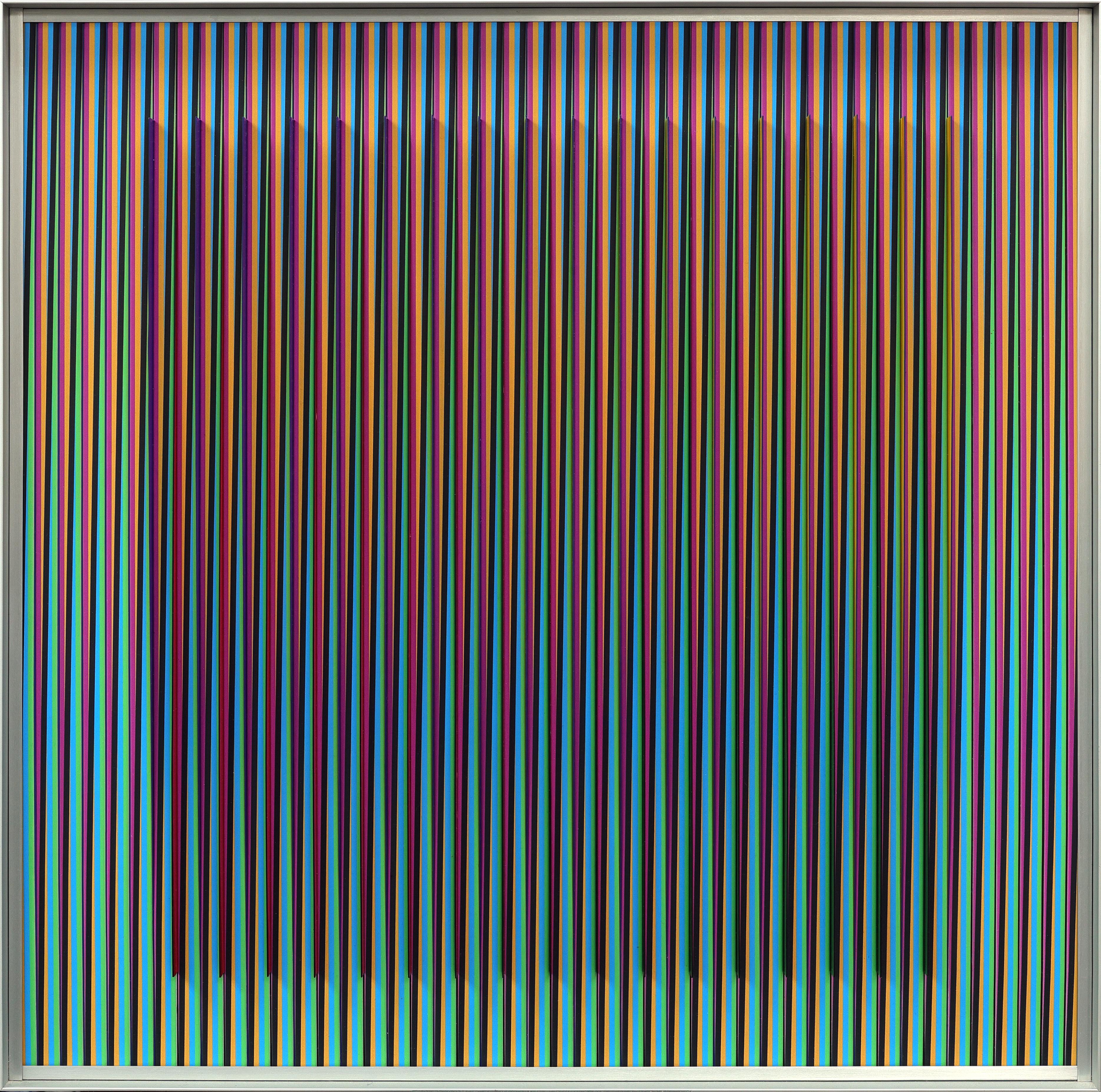Physichromie Panam 87 2012 - Kinetic Print by Carlos Cruz Diez