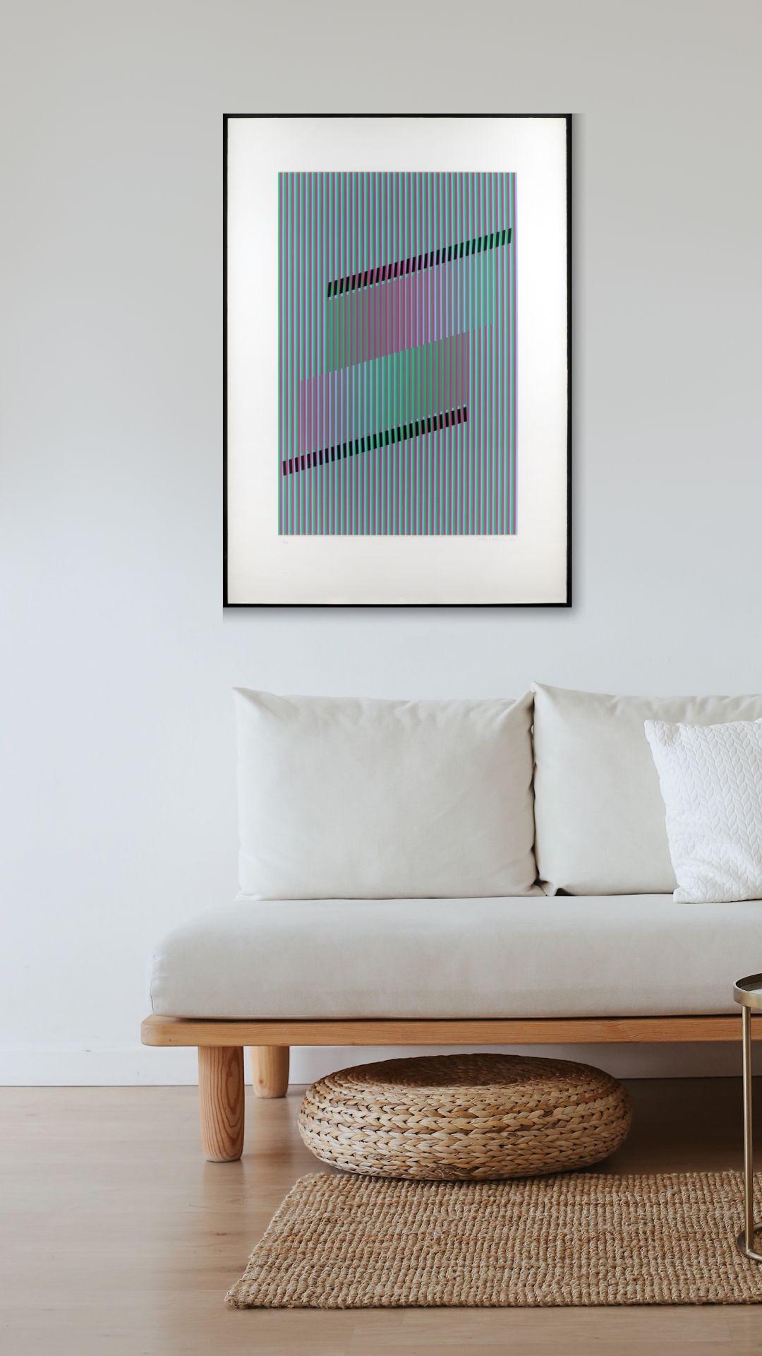 Untitled - Print by Carlos Cruz Diez