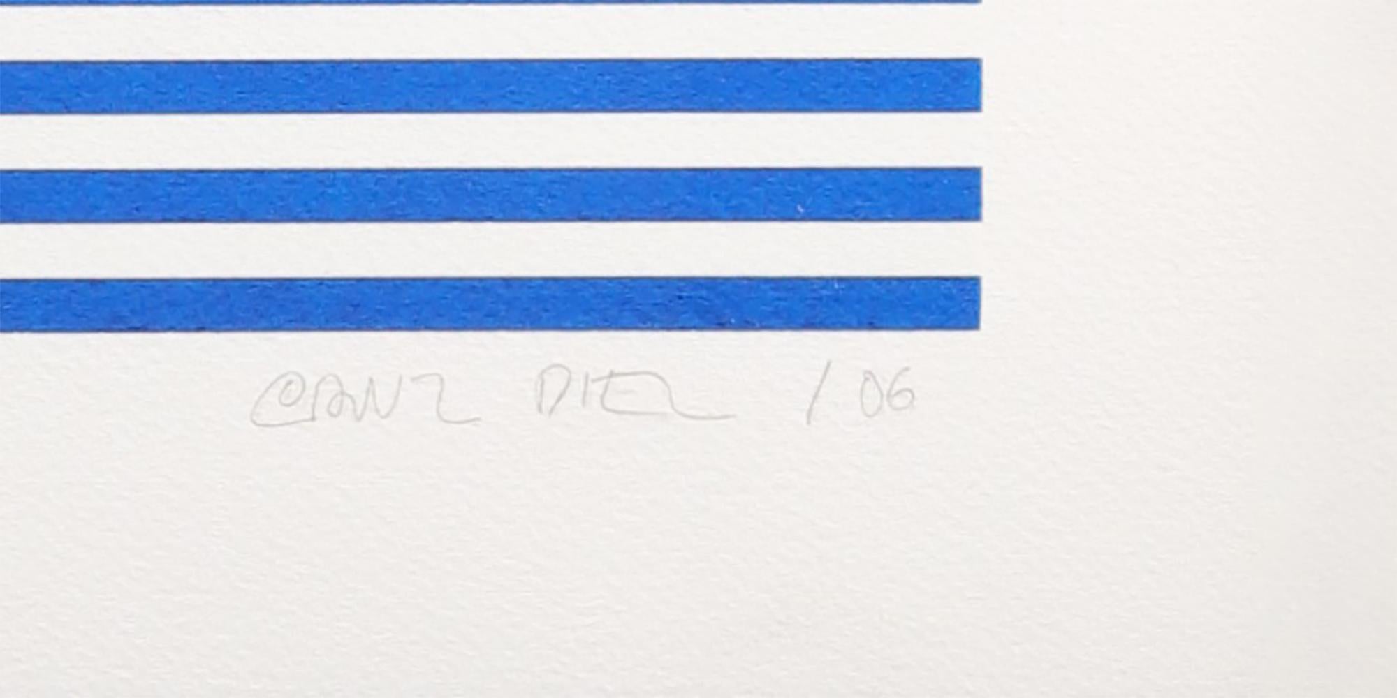 Untitled - Kinetic Print by Carlos Cruz Diez