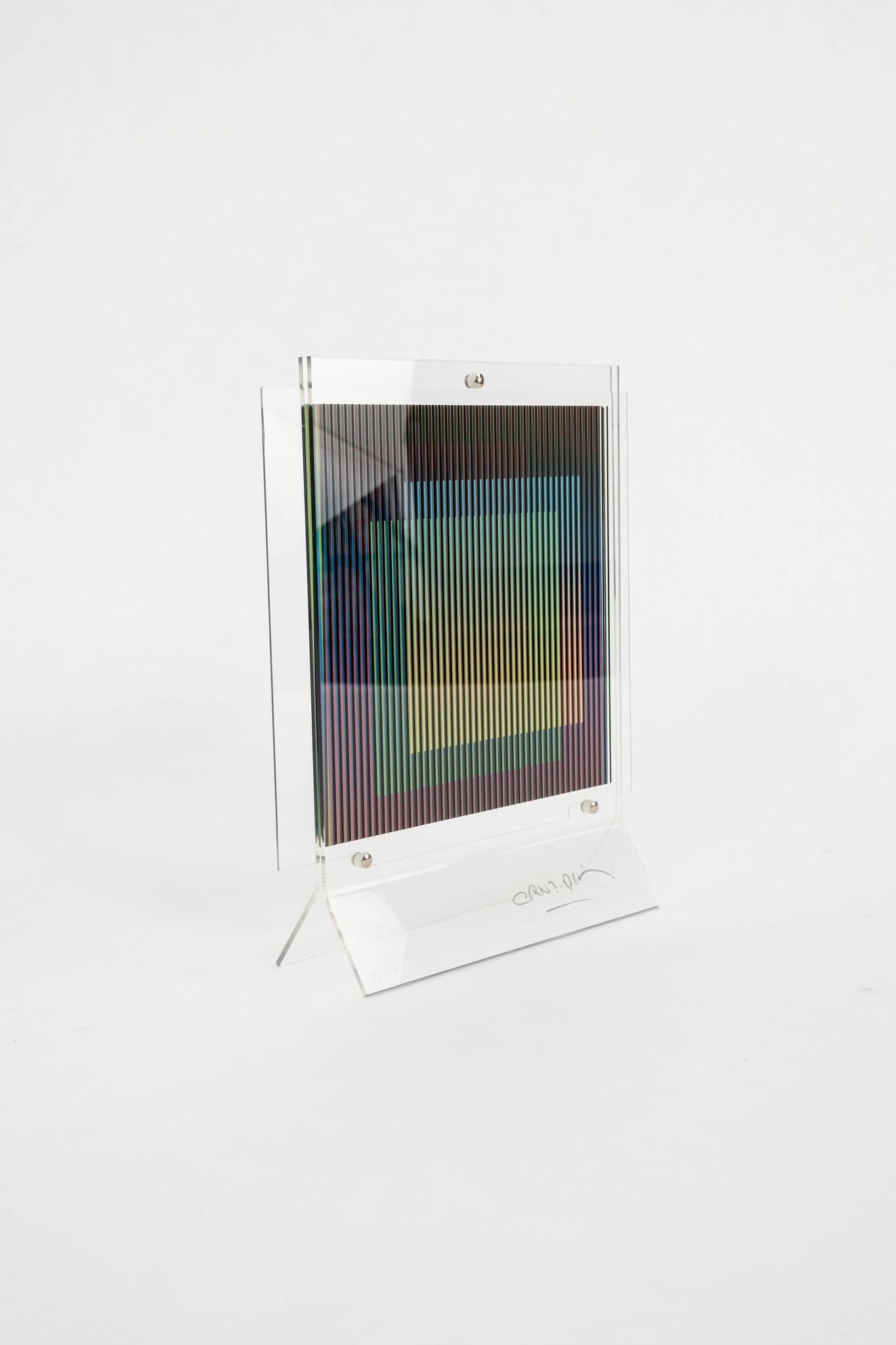 Carlos Cruz-Diez CHROMOinterFERENCE MANIPULABLE LA DIFFERENCE (Moderne) im Angebot