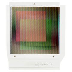 Carlos Cruz-Diez CHROMOINTERFERENCE MANIPULABLE LA DIFFERENCE