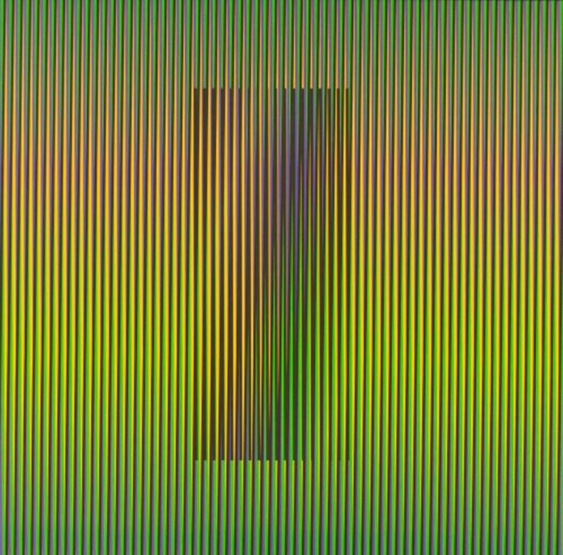 Carlos Cruz-Diez Double Frequency Chromatic Induction, 2013 1