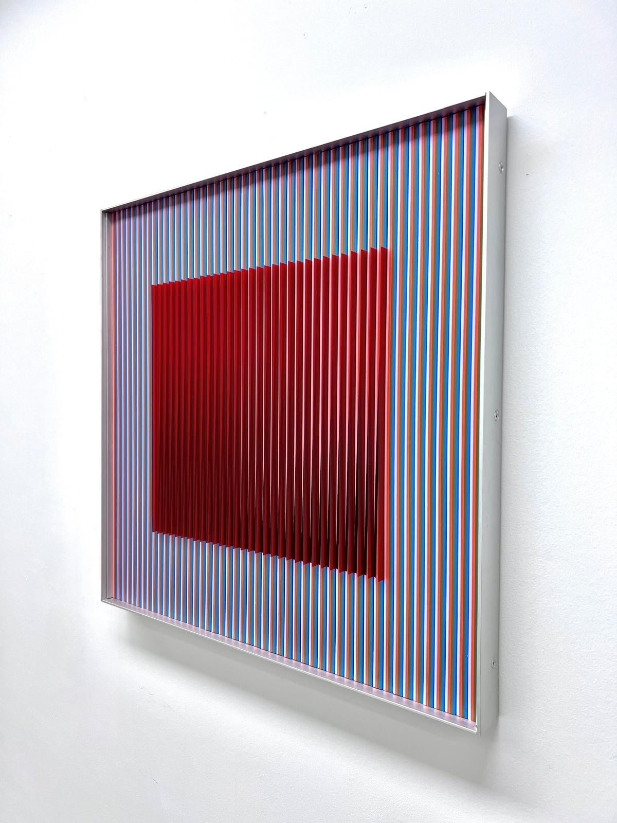 Carlos Cruz-Diez (1923-2019)

Carlos Cruz-Diez verbrachte sein Leben als leidenschaftlicher Maler und hatte ein sehr buntes Leben. Der 1923 in Caracas, Venezuela, geborene Junge liebte es, im Unterricht zu zeichnen, am Schreibtisch seines Vaters mit