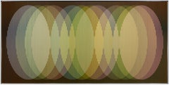 Physichromie Panam 106 - Original Aluminum Op Art Painting, Signed, 2013