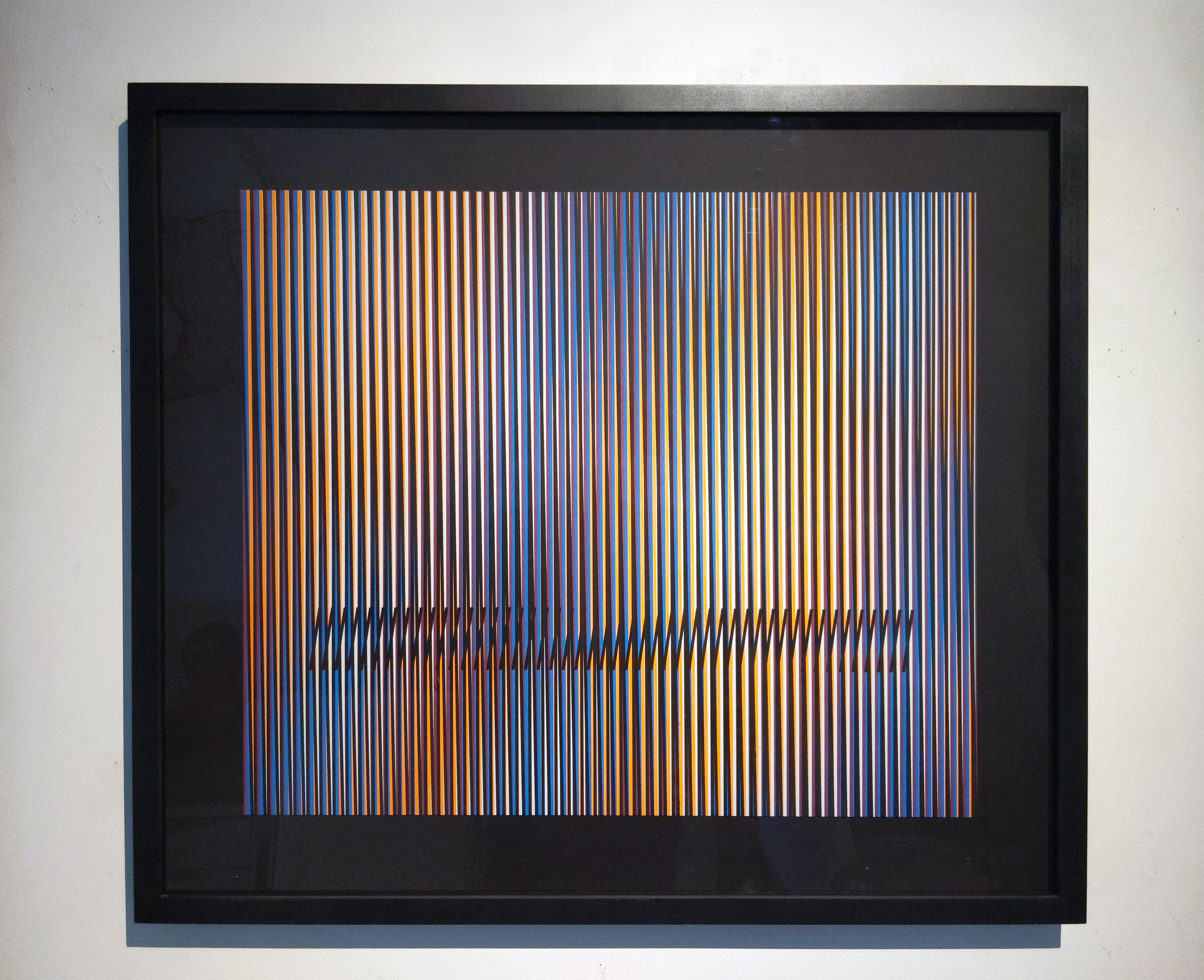 Abstract Composition 3 - Kinetic Print by Carlos Cruz-Diez