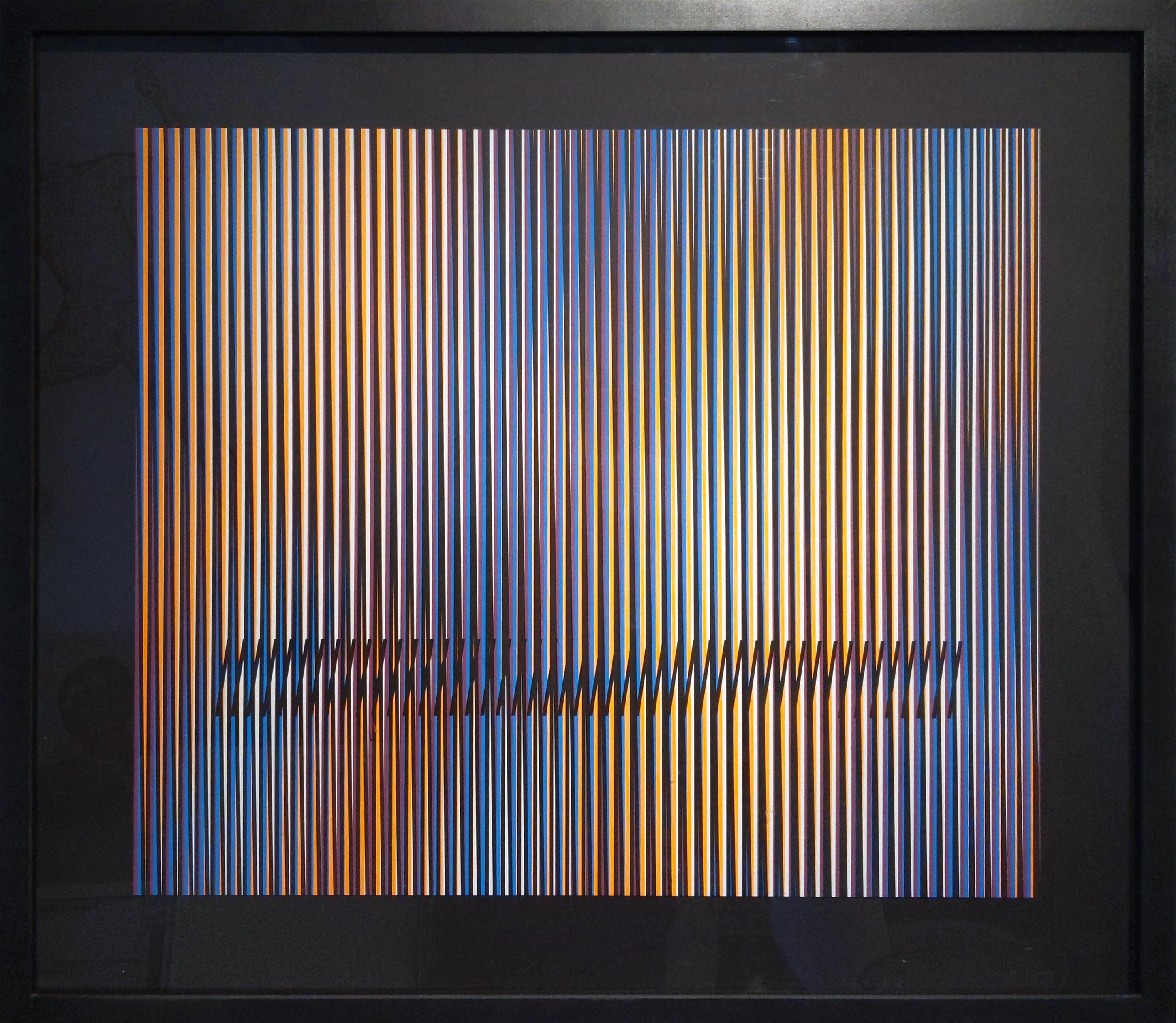 Abstract Composition 3 - Print by Carlos Cruz-Diez