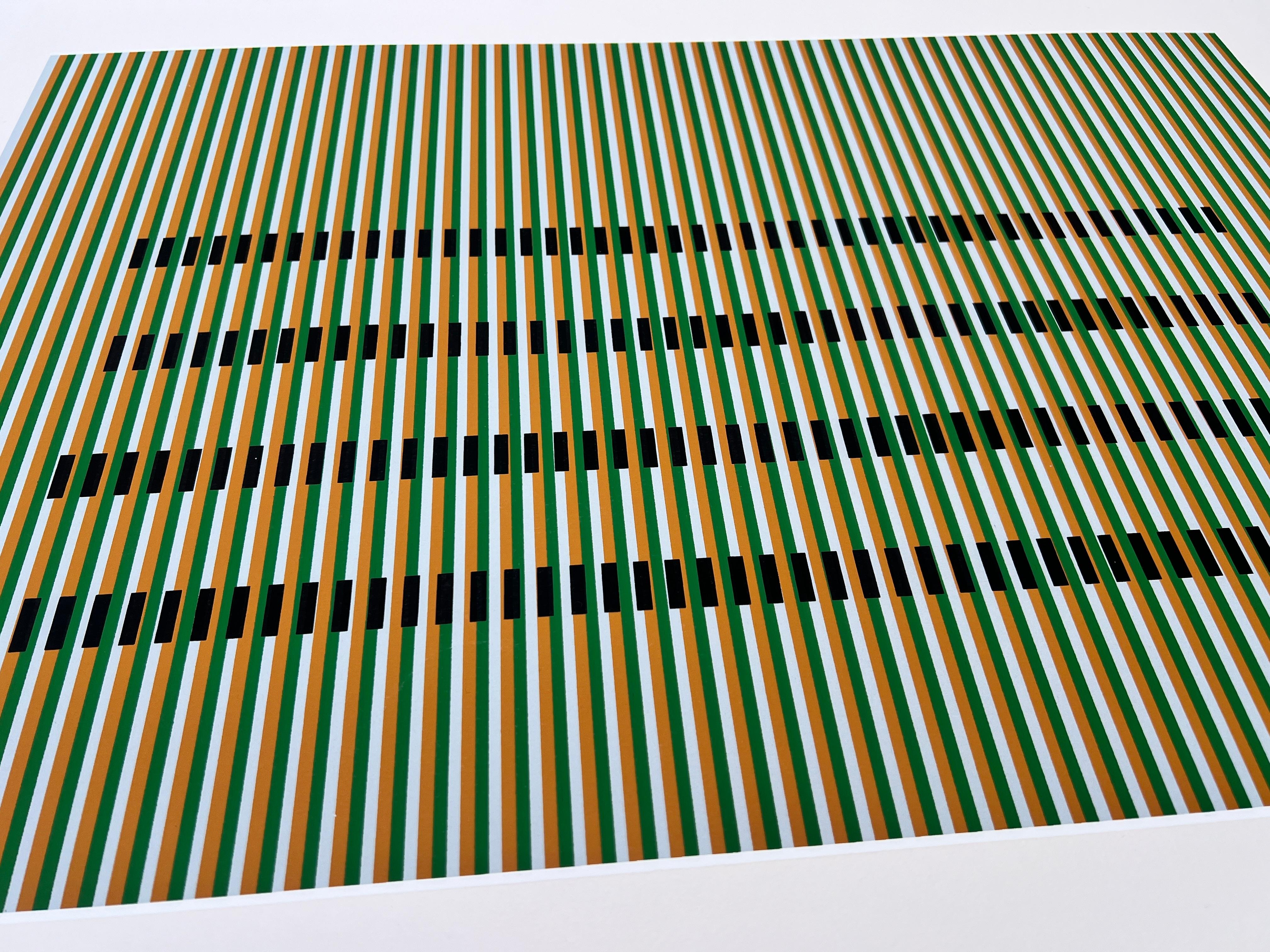 Carlos Cruz-Diez (1923-2019) - Color serigraphy on Arches paper - 1990 For Sale 2
