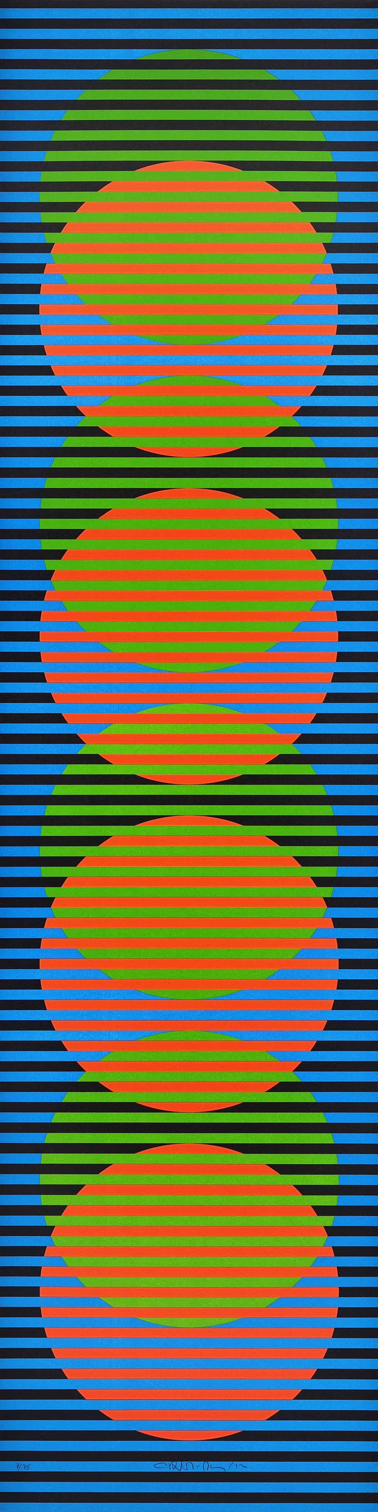 Carlos Cruz-Diez
Lithograph
Sitges I, 2012 
Lithograph 
Ed. 7 of 75 
40 x 9 in
