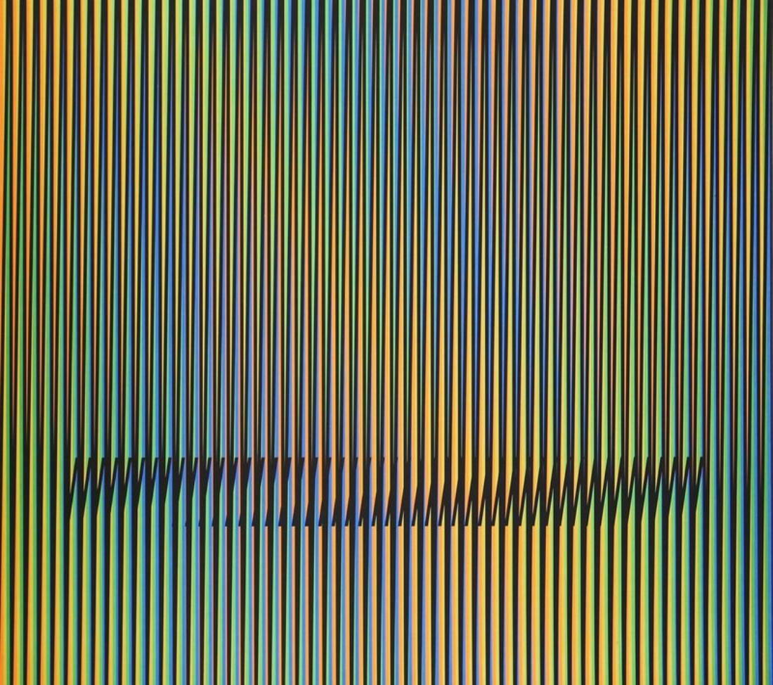 Carlos Cruz-Diez Abstract Print - Caura-1