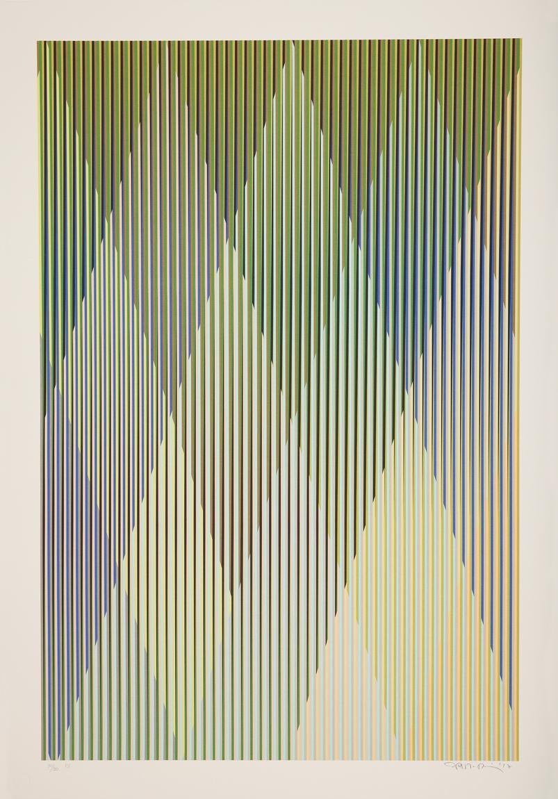 Couleur Additive Perseus - 21e siècle, Carlos Cruz- Diez, Art optique - Op Art Print par Carlos Cruz-Diez