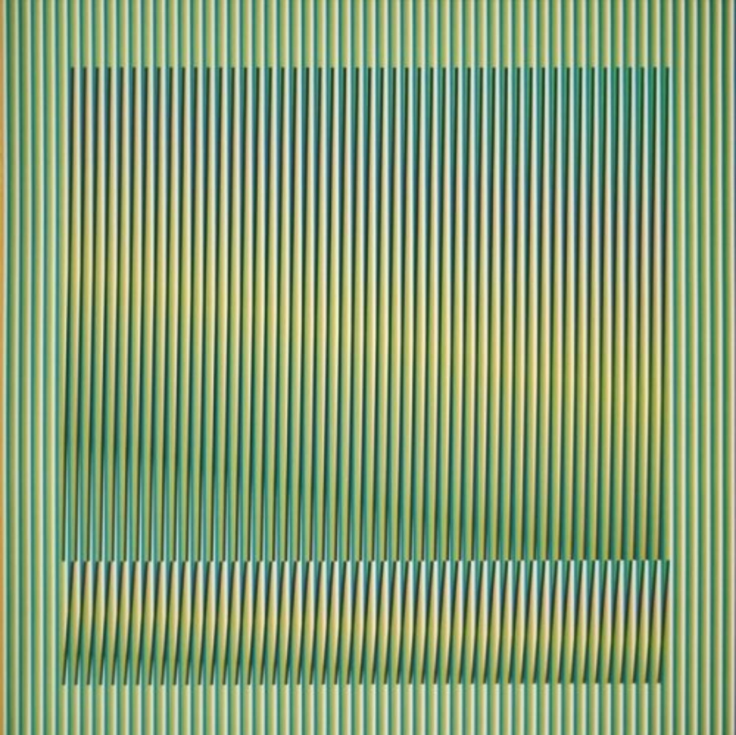 Induction Chromatique a Double Frequence - Mod. 2 - Print by Carlos Cruz-Diez