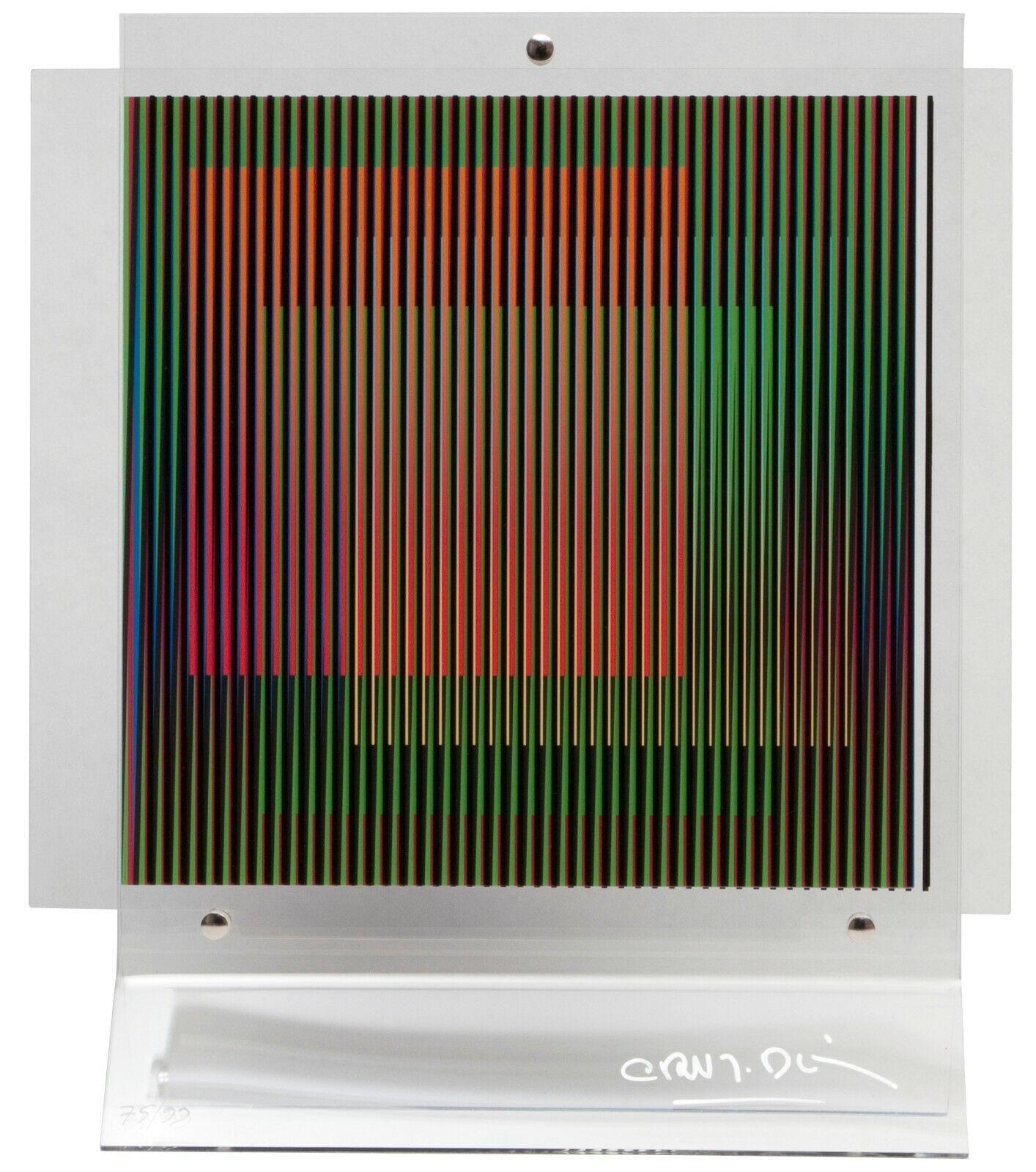 CARLOS CRUZ-DÍEZ - CHROMOINTERFERENCE MANIPULABLE LA DIFFERENCE. Op-Art. Begrenzt