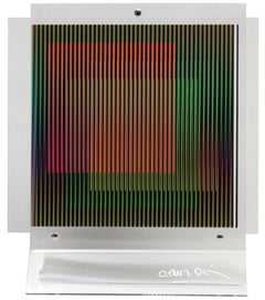 CARLOS CRUZ-DÍEZ - CHROMOINTERFERENCE MANIPULABLE LA DIFFERENCE. Op Art. Limited