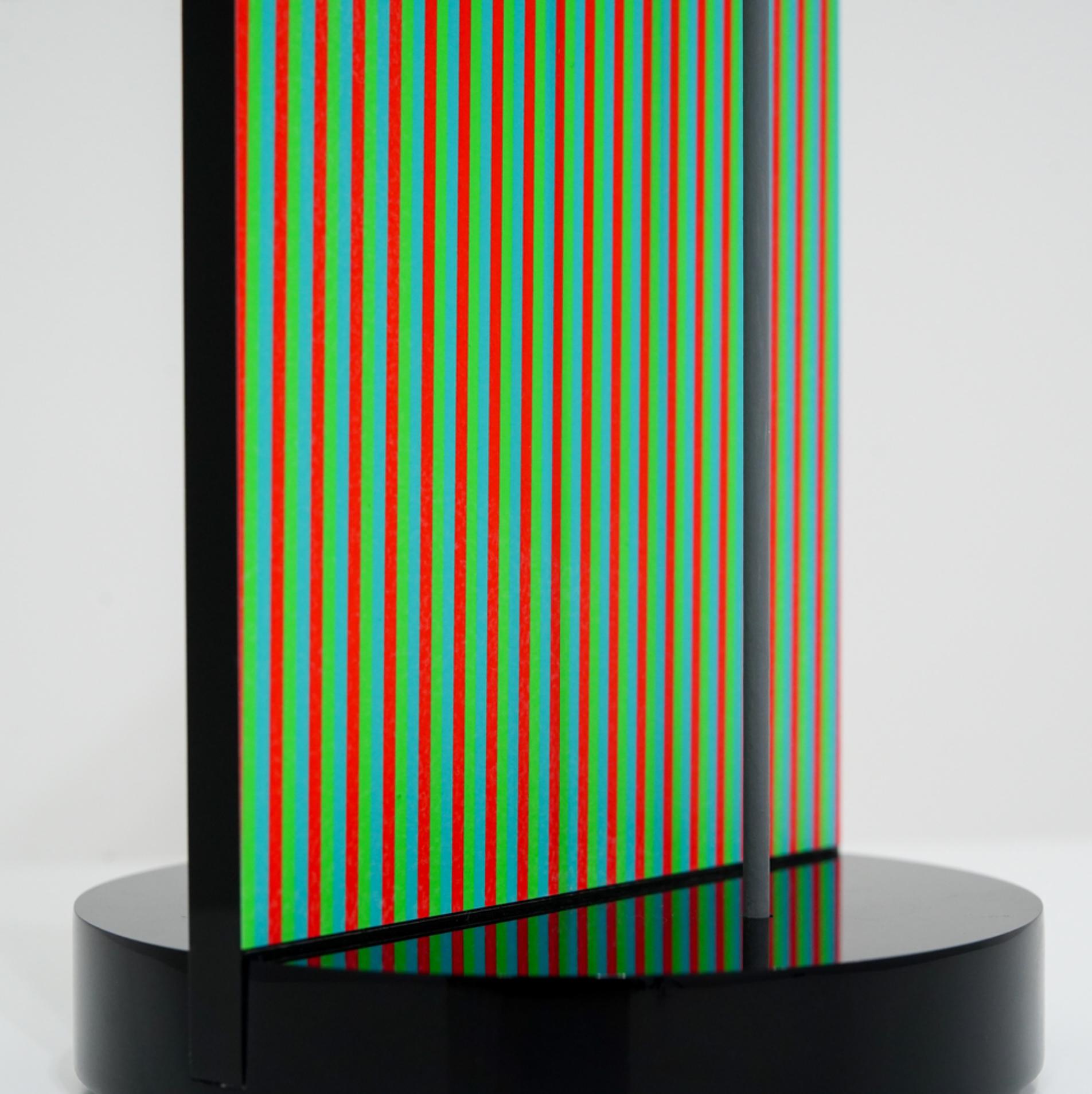 CARLOS CRUZ-DÍEZ - COULEUR À L'ESPACE ARIEL. Op Art. Sculpture en édition limitée en vente 2