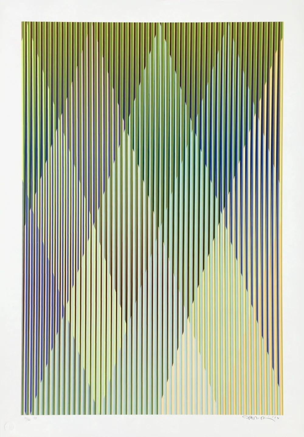 CARLOS CRUZ-DÍEZ - COULEUR ADDITIVE PERSEUS. Op Art. Edition limitée en vente 1