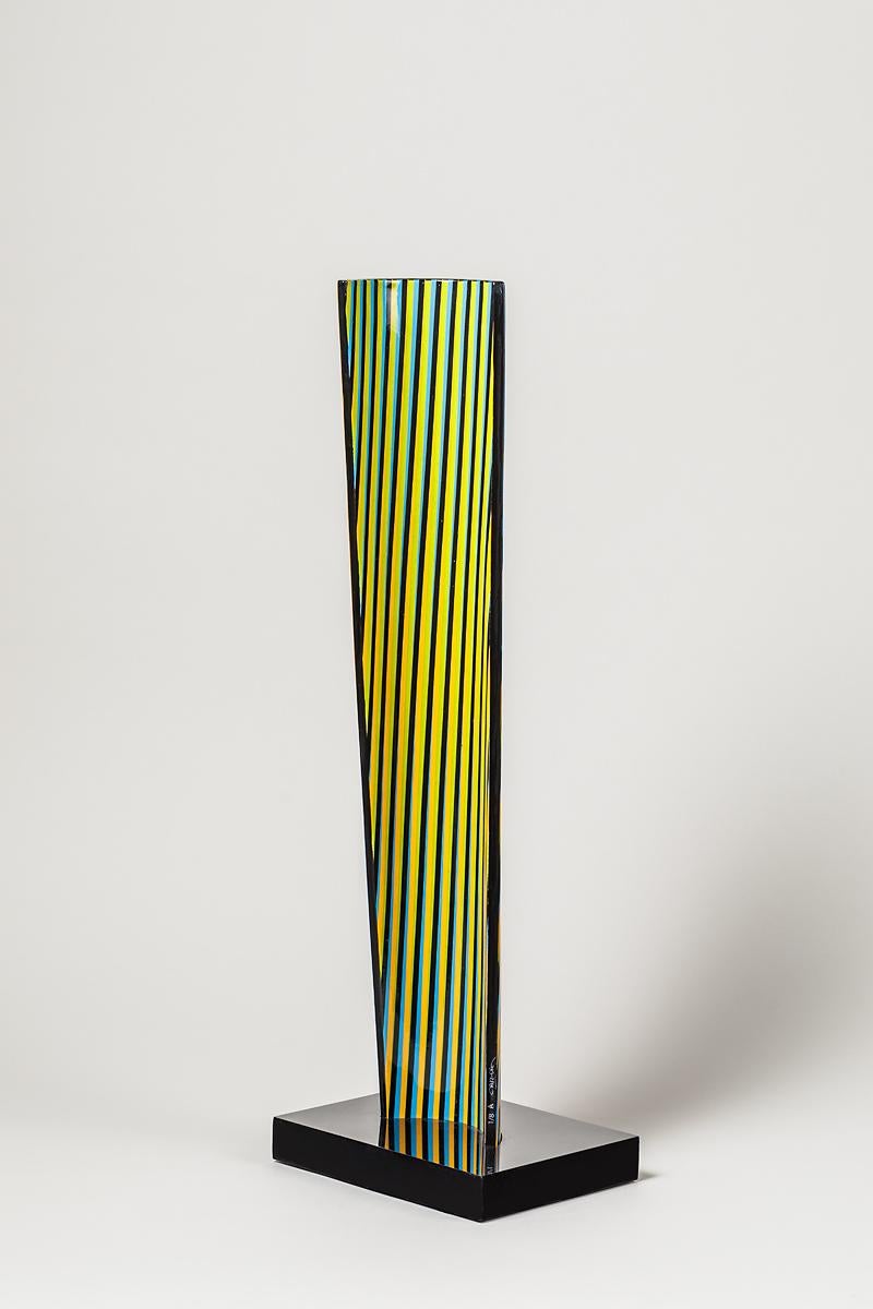 CARLOS CRUZ-DÍEZ - CROMOVELA 19. Limited edition sculpture. Op Art, Modern