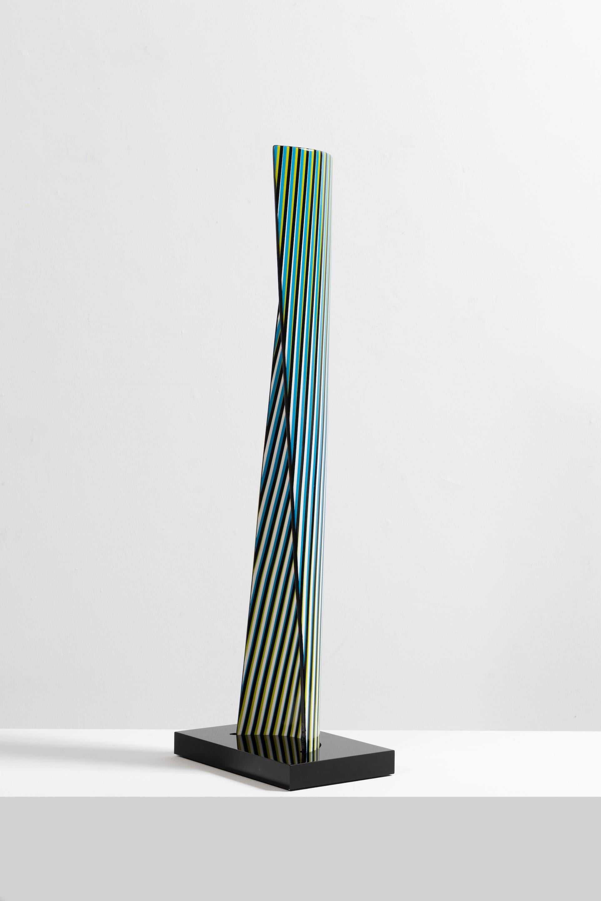 CARLOS CRUZ-DÍEZ - CROMOVELA 21. Skulptur in limitierter Auflage. Op Art, Modernität – Sculpture von Carlos Cruz-Diez