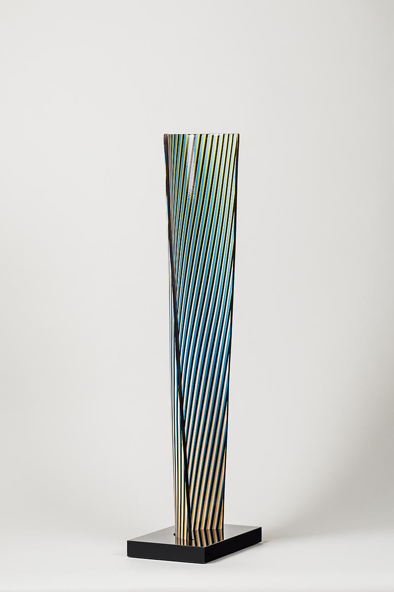 CARLOS CRUZ-DÍEZ - CROMOVELA 22

Date of creation: 2018
Medium: Polychrome ceramic
Edition: 20
Size: 80 x 21 x 16 cm
Condition: In mint condition
This sculpture belongs to one of the last series of limited editions the artist created. An 80cm height